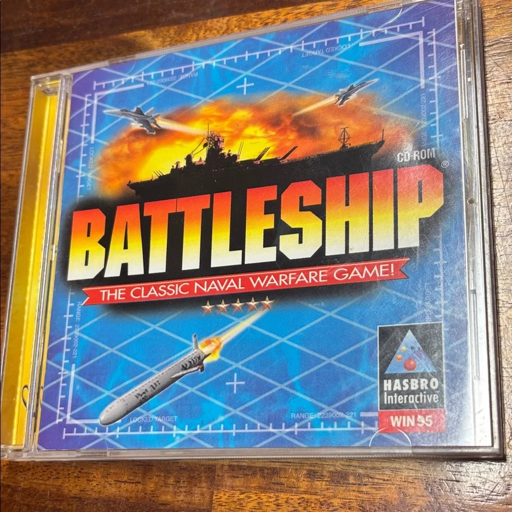 Hasbro Battleship PC Game — Blue, Yellow, Red
